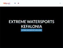 Tablet Screenshot of extremewatersportskefalonia.com